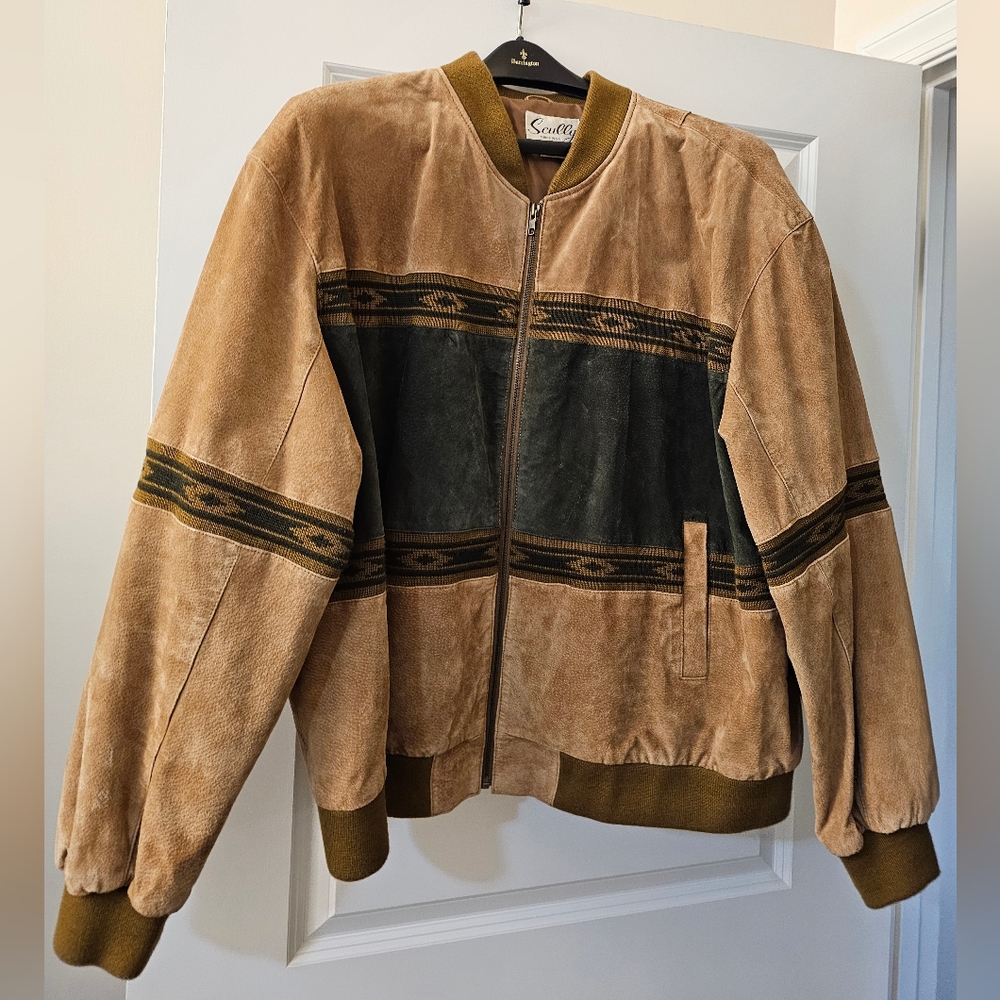 Scully XXL Leather Southwest Bomber Jacket